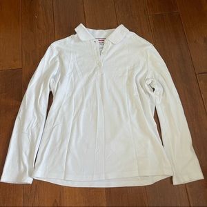 White Collared Long Sleeve